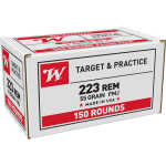 WINCHESTER USA 223 REM 55GR - FMJ 600RD CASE LOT - Image 1