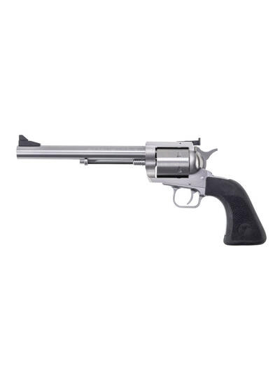 Magnum Research BFR44MAG7-6 BFR .44 Magnum 7.5" 6 Rounds Single Action Only Stainless Steel/Black Rubber Grips
