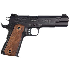 BLG MAUSER 1911 22LR 5 WALNUT GRIPS CA LEGAL - Image 1