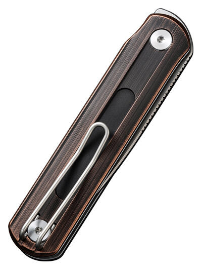 CIVIVI KNIFE FOLDIS 2.67" BLK - HAND RUBBED COPPER/SILVER