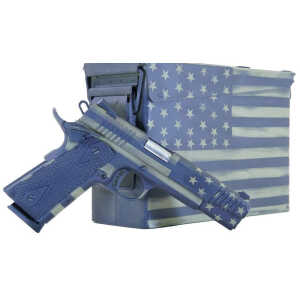 Citadel CITC45FUSBAC 1911-A1 .45 ACP 5" 8+1 US Bazooka Green Flag Cerakote w/ Cerakoted Ammo Can - Image 1