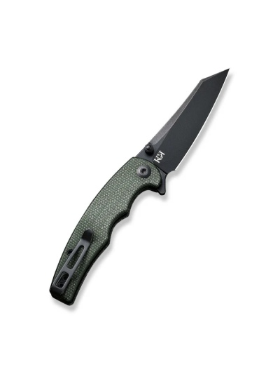 CIVIVI P87 Folder Flipper Knife Micarta Handle (2.90"" Nitro-V Blade) C21043-3