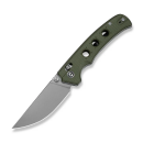 Noctis Thumb Stud & Crossbar Lock Knife Olive Canvas Micarta Handle (2.98"" Stonewashed Nitro-V Blade)