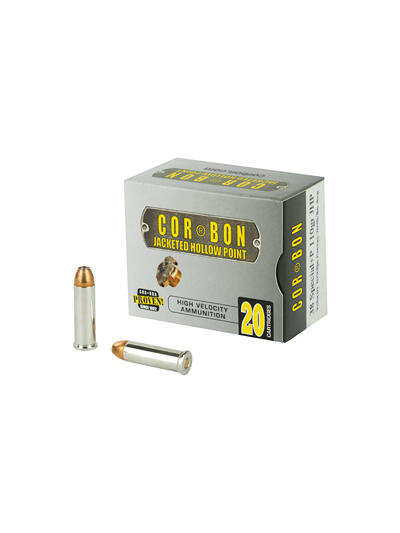 CORBON 38SPL+P 110GR JHP 20/500