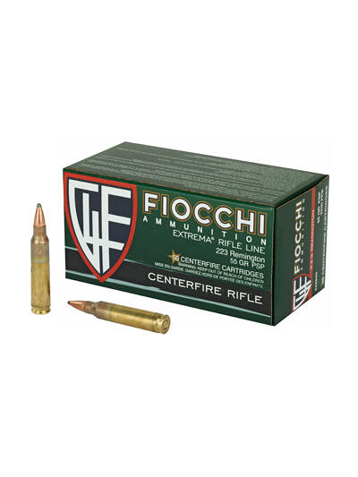 FIOCCHI 223REM 55GR PSP 50/500
