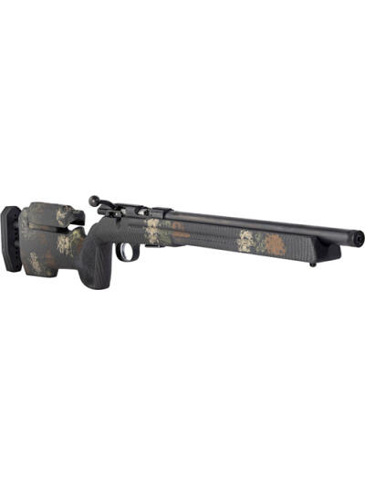 CZ 457 VARMINT 22LR 16" BLUE - THREADED BBL. MANNERS CAMO STK