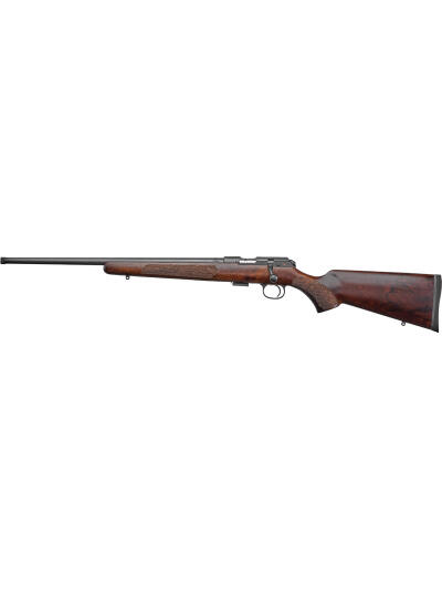 CZ 457 AMERICAN LH 22WMR - 24.5" BLUED BARREL WALNUT STK