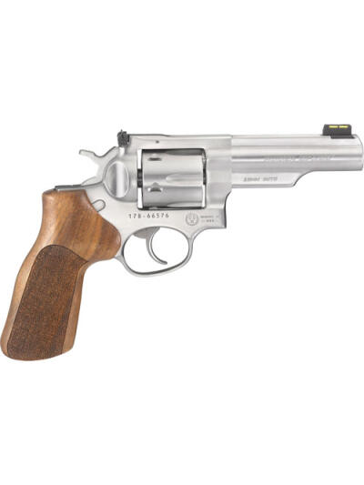 RUGER GP100 MATCH 10MM 4.20" - ADJ. HARDWOOD 6-SHOT