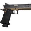 GLFA 1911DS SYNERGY 9MM 5" 20 - SHOT BLACK SLIDE BRONZE FRAME