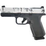 RUGER RXM 9MM LUGER 4" ADJ - 15-SHOT WHITE CAMO SLIDE - Image 2