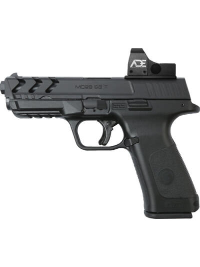 GIRSAN MC28SA 9MM ADJ. SGT - W/OPTIC 17-SHOT BLACK POLY