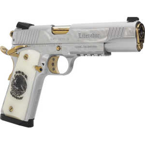 GIRSAN MC1911S LIBERADORE - 38 SUPER CHROME/GOLD ENGR. 8RD - Image 4