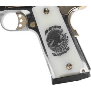 GIRSAN MC1911S LIBERADORE - 38 SUPER CHROME/GOLD ENGR. 8RD - Image 5