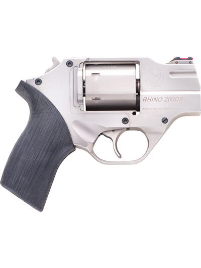 CHIAPPA RHINO 200DS 357MAG - 2" FS CHROME/RUBBER W/HOLSTER