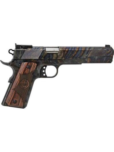 IVER JOHNSON EAGLE XL 45ACP - 6" 8RD CASE COLORED WOOD