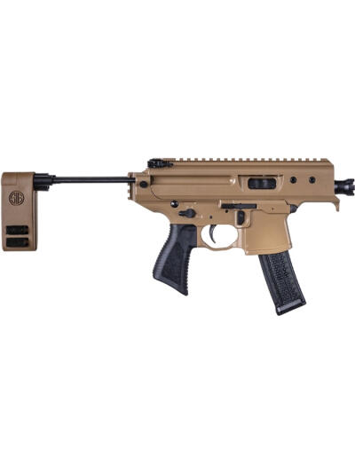 SIG MPX COPPER HEAD 9MM 3.5" - 2-POSITION BRACE (1)20RD TAN