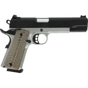 TISAS 1911 D10 FO 10MM - 5" BBL SS/BLACK 2-8RD MAGS - Image 1