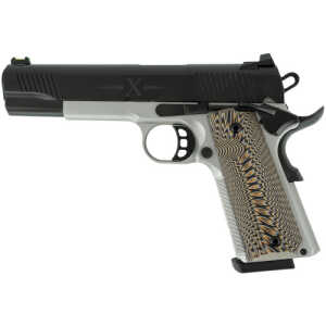TISAS 1911 D10 FO 10MM - 5" BBL SS/BLACK 2-8RD MAGS - Image 2