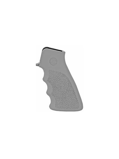 HOGUE GRIP AR15 W/FINGER GROVE GREY