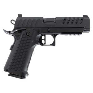 MAC 12500033 Cerberus 9mm Semi-Auto 4.4" Ported Pistol 17+1 Black - Image 1