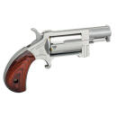 North American Arms NAA-SW Sidewinder Mini Revolver .22WMR 5 Rounds 1.5" SAO Stainless/Rosewood