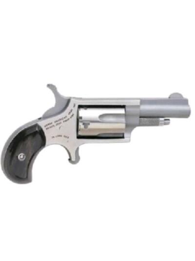 NORTH AMERICAN ARMS MINI 22LR REV 1-5/8 SS BLK PRL