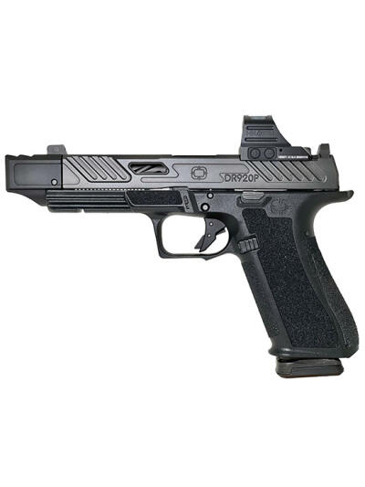 SHAS DR920P 9MM 4.5 BLK ELITE OPTIC SLIDE W/HOLO