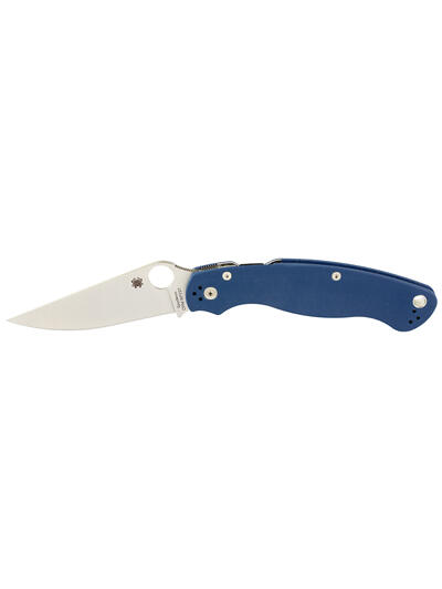 SPYDERCO MILITARY 2 G-10 4" BLUE