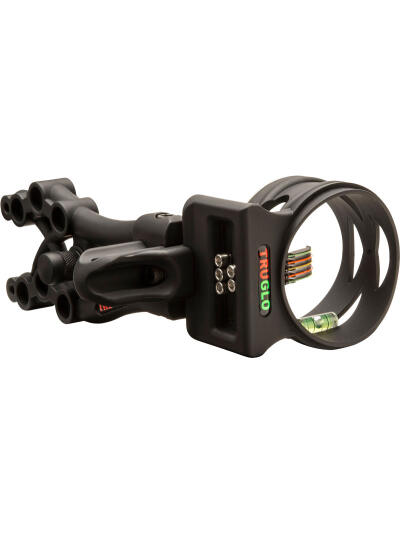 TRUGLO BOW SIGHT CARBON XS - XTREME 5-PIN .019DIA BLACK