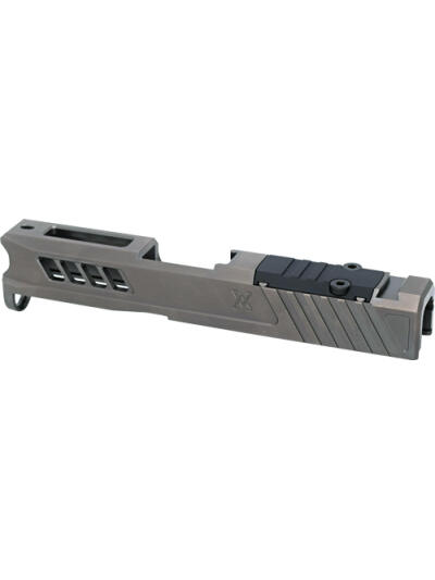 TRUE PRECISION SLIDE W/RMS CUT - & PLATE STEALTH GREY FOR G43