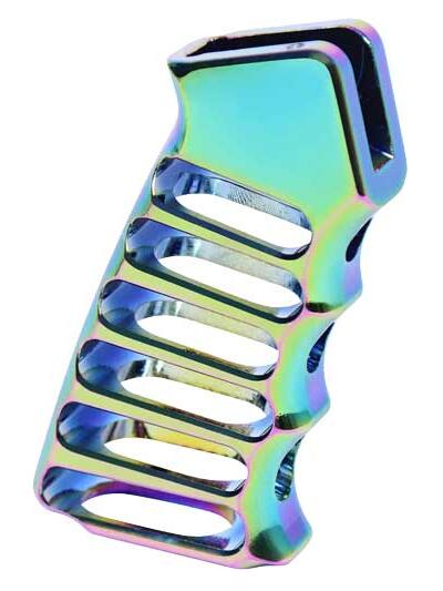 GUNTEC ULT LIGHT SKELETONIZED - PISTOL GRIP RAINBOW PVD COAT