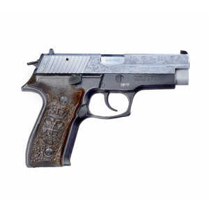 ZAS CZ999 9MM CHROME HAND ENGRAVED & CASE TOO - Image 1
