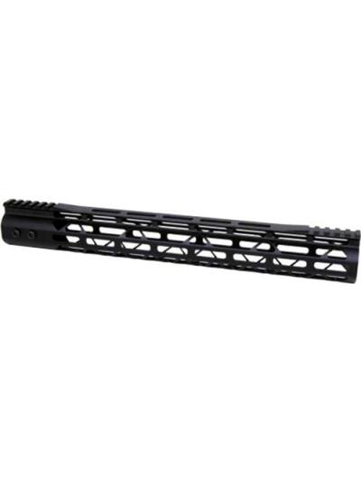 GUNTEC ULTRA LIGHT HANDGUARD - 15" M-LOK BLACK