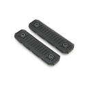 M-LOK CABLE MANAGEMENT COVERS - BLACK, LONG, 2/PC