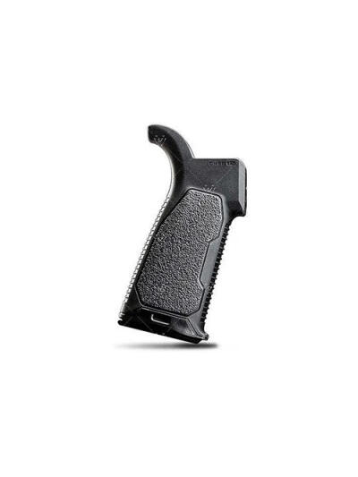 AR OVERMOLDED ENHANCED PISTOL GRIP - BLACK, 15 DEGREES