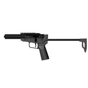 Dark Mountain Stowaway Handgun 9mm Luger Single Shot 5" 1/2x28 Threaded Barrel Black with Brace Adapter - Image 1