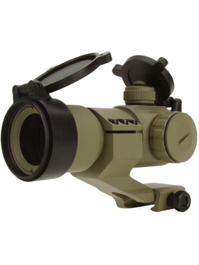 TacFire Red/Green Dot Sight 1x30 Dual Illum. Tan with Cantilever Mount