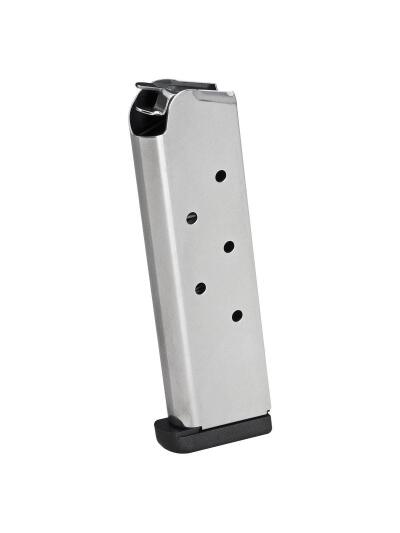 Springfield 1911 Stainless Steel  EMP Magazine with Slam Pad .45 ACP 7/rd