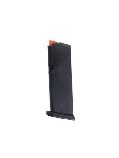Glock Factory Handgun Magazine for G20 Black with Orange Follower 10mm 15/rd Bulk
