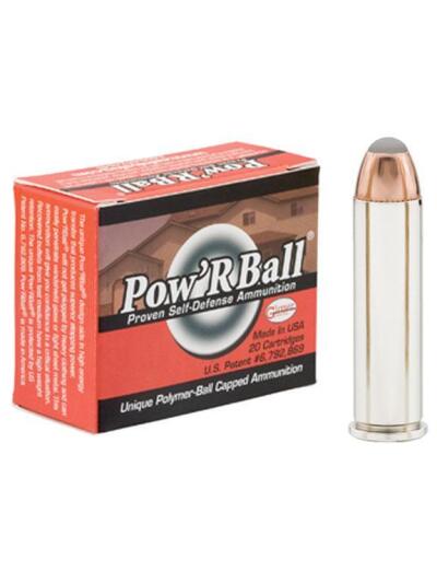 Glaser Pow'RBall Handgun Ammunition  .357 Mag 100 gr JHP 1450 fps 20/box