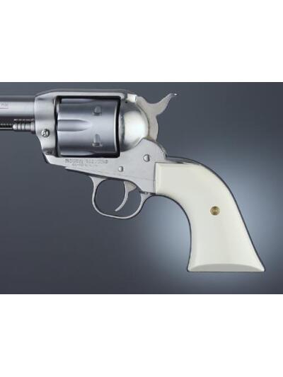 Hogue Grips Ruger Blackhawk/Vaquero Ivory Polymer Cowboy Panels