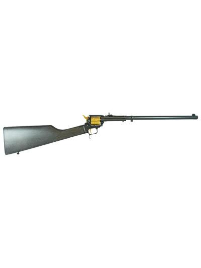 Heritage Rancher Black and Gold Carbine .22 LR 6rd Capacity 16" Barrel Wood Stock