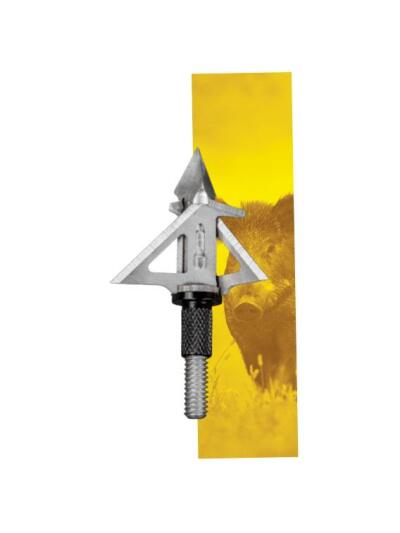 SIK 3-Blade Mechanical F3CB Crossbow Broadhead - Silver and Black