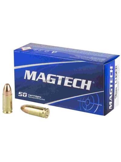 Magtech Handgun Ammunition 9mm Luger(+P+) 115gr JHP 1330 fps 50/ct
