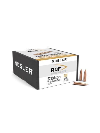 Nosler RDF Match Rifle Bullets .22 cal .224" 77 gr HPBT 100/ct