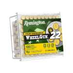 Remington Performance Wheelgun 22 Subsonic Rimfire Ammunition .22 LR 39gr Solid 770 fps 100/ct - Image 1