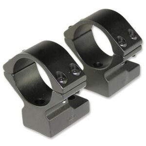 Talley Lightweight Alloy Scope Mounts - Black Anodized - 1" - Medium Knight MK 52 Tikka T3 and Tikka Master - Image 1