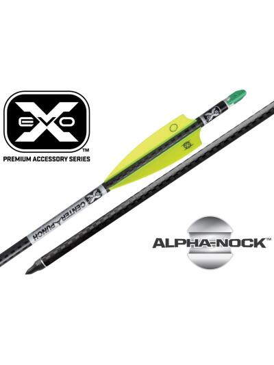 Ten Point EVO-X CenterPunch Carbon Arrows 20" with Molded ALPHA Nocks 6/pk