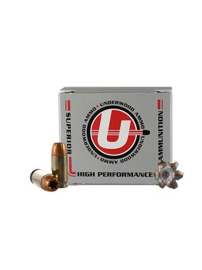 Underwood Ammo Handgun Ammunition 45 Auto (+P) 230gr JHP 1000 fps 20/ct