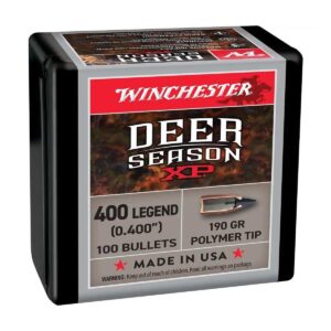Winchester Deer Season XP Rifle Bullets 400 LEGEND 190 gr 100/ct